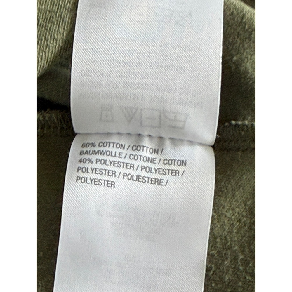 Quacker Factory Women 3X‎ Olive Green Grommet Detail Short Sleeve Knit Top - Picture 11 of 12